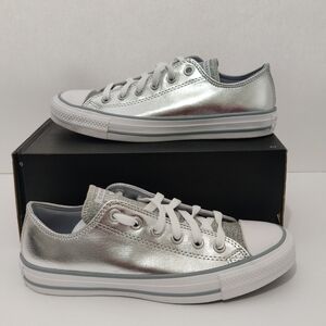 Converse CTAS OX Low Top Womens 8 Metallic Granite Glitter Sneaker Shoe A05433F